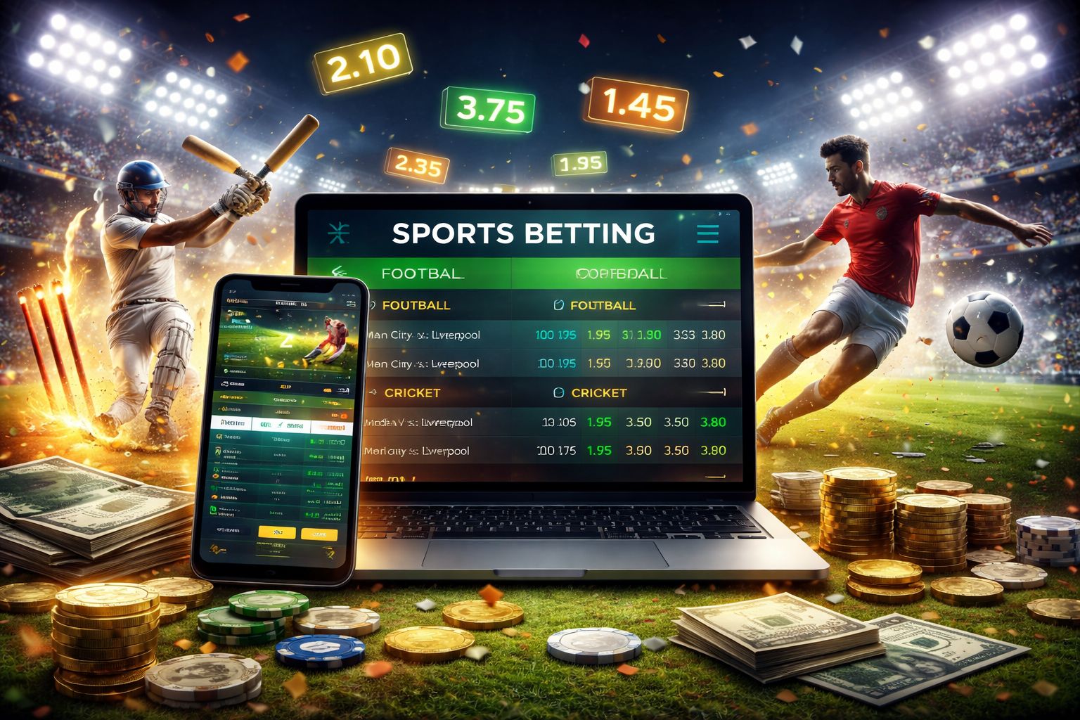 Football, Cricket, Basketball, And Popular Events Ready For Betting